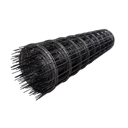 WMI ตะแกรงไวร์เมช 2.8 mm. 20 x 20 ขนาด 2.5 x 25 (ม้วน) สีดำ