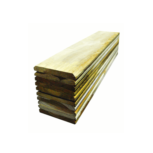 SJK ฝ้าระแนงไม้ ไม้สัก SJK71 (1x5) 1/2x4x150ซม.