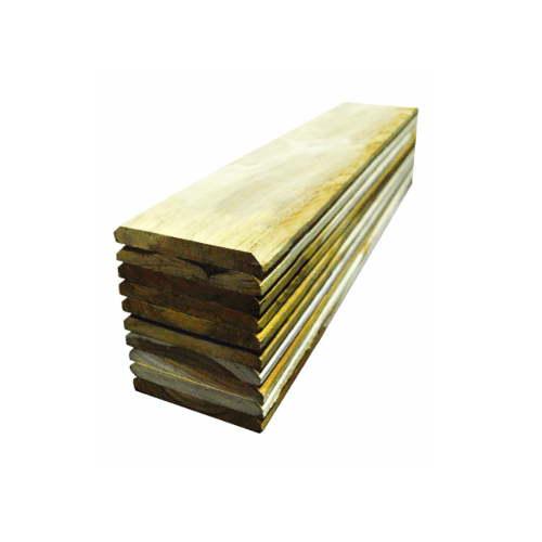 SJK ฝ้าระแนงไม้ ไม้สัก SJK71 (1x5) 1/2x4x200ซม.