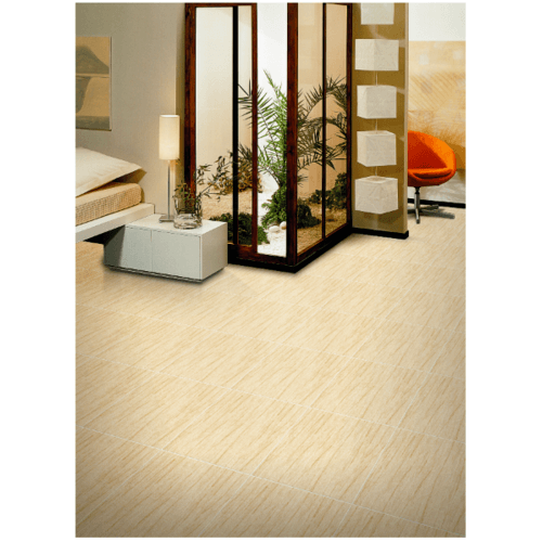 Marbella กระเบื้องเซรามิคปูพื้น 16x16 นิ้ว รุ่น ล็อกวูด ไลท์ บราวน์ 400C Matt (12P)