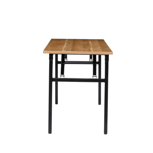 TABIO โต๊ะพับอเนกประสงค์ ลายไม้ รุ่น S-1206016D.W ขนาด 60x120x73ซม. สีดริฟท์วูด