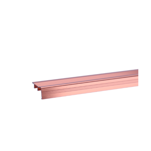 MAC จมูกบันไดอลูมิเนียม หน้ากว้าง 45 มม. ยาว 2 เมตร DAT035 Rose gold