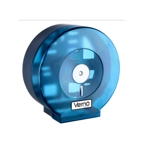 VERNO กล่องกระดาษทิชชู่ Jumbo Roll PQS-OB8001B สีฟ้า