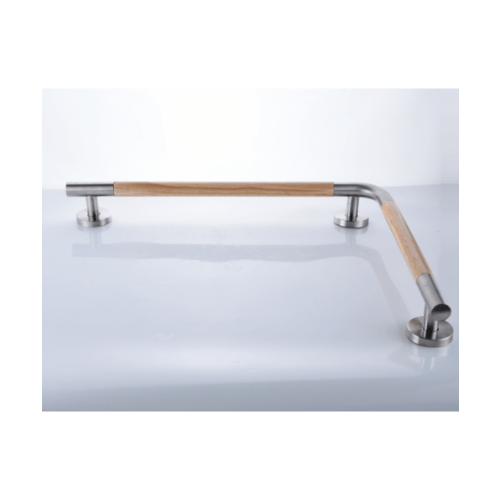 Verno ราวทรงตัวรูปตัว L รุ่น PQS-HT09 ขนาด 47x62 ซม. หนา 32 มม. ไม้สน