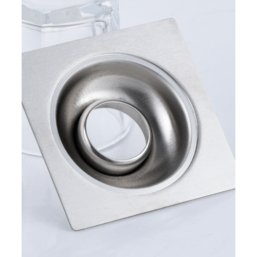 Iris ตะแกรงกันกลิ่น-กันแมลงสแตนเลส รุ่น PQS-08 ขนาด 10x10x2ซม. สีเงิน