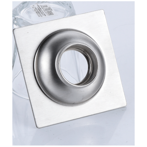 Iris ตะแกรงกันกลิ่น-กันแมลงสแตนเลส รุ่น PQS-08 ขนาด 10x10x2ซม. สีเงิน