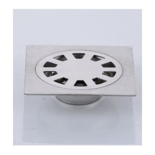 Iris ตะแกรงกันกลิ่น-กันแมลงสแตนเลส รุ่น PQS-08 ขนาด 10x10x2ซม. สีเงิน