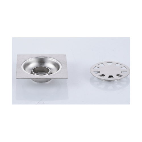 Iris ตะแกรงกันกลิ่น-กันแมลงสแตนเลส รุ่น PQS-08 ขนาด 10x10x2ซม. สีเงิน