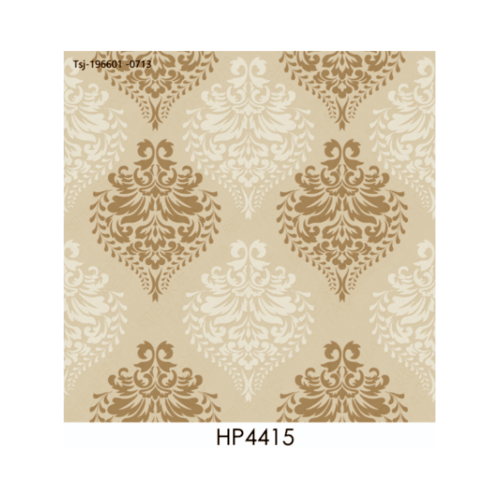 Marbella กระเบื้องเซรามิคปูพื้น 16x16 นิ้ว กนก-ทอง HP4415 Gloss (12P)