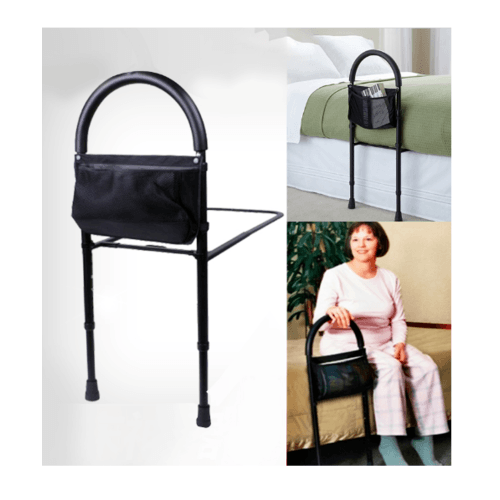 Verno ราวทรงตัวสำหรับเตียงนอน รุ่น  RE3529 ขนาด 36x74x52 สีดำ