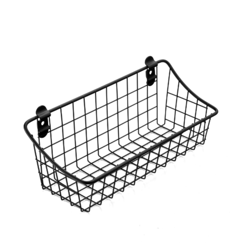 Iris ตะแกรงชั้นวางของอเนกประสงค์   รุ่นแมมบา PQS-20810 ขนาด 29x14x16 ซม. สีดำ