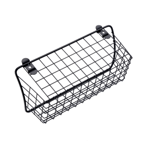 Iris ตะแกรงชั้นวางของอเนกประสงค์   รุ่นแมมบา PQS-20810 ขนาด 29x14x16 ซม. สีดำ