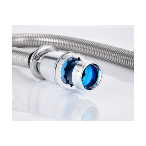 VERNO ท่อน้ำทิ้งกันกลิ่นสเตนเลส PQS-XXG1 สีโครเมี่ยม