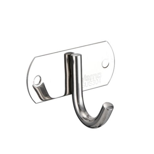 Verno ขอแขวนผ้าสแตนเลส 304 รุ่น PQS-304-1  สีโครเมี่ยม