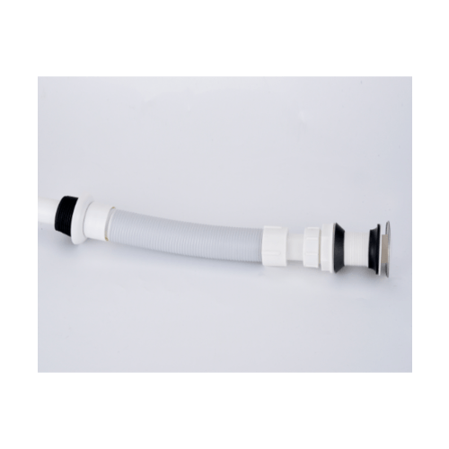 VERNO ชุดท่อย่นพร้อมสะดืออ่าง PQS-QL2065 สีขาว