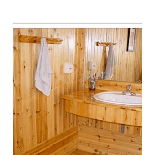 GREAT WOOD ไม้ระแนง ไม้สนรัสเซีย เคลือบ UV (5แผ่น/แพ็ค) PB02C-UV-LIGHT 8.5x290x0.8ซม. LIGHT BROWN