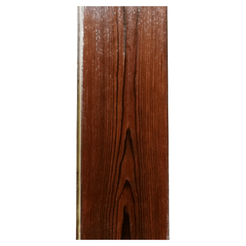 GREAT WOOD ไม้ตกแต่งผนังเคลือบกันยูวี (5แผ่น/แพ็ค) 85x2900มม. หนา 8มม. Dark Brown PB02C-UV-Dark สีน้ำตาลเข้ม