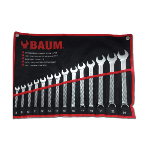 BAUM  ประแจแหวนข้างปากตาย 14 ตัว / ชุด