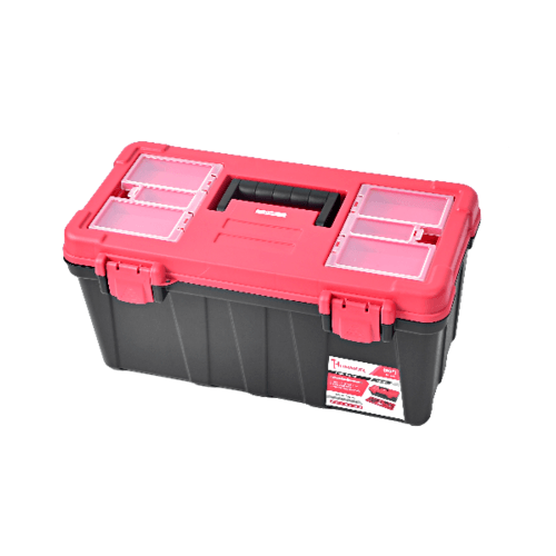HUMMER กล่องเครื่องมือพลาสติก 20 รุ่น GLB320134 สีแดง-ดำ