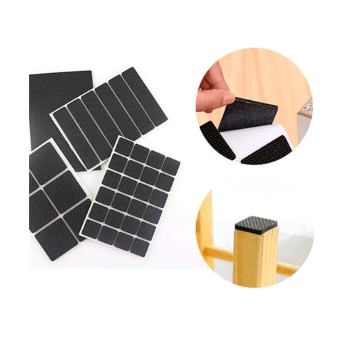 ชุดยางรองขาโต๊ะ รุ่นE12H56 สีขาวดำ