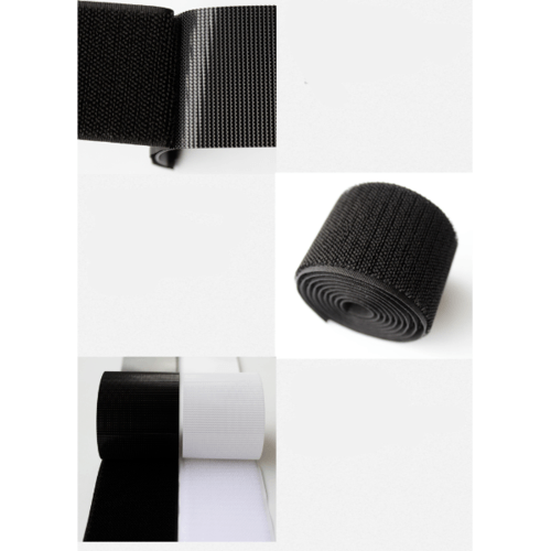 BIGROW เทปผ้าหนามเตยชนิดลอกออกได้ ขนาด 20*200mm รุ่น FS008 สีขาว-ดำ