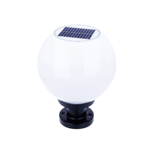 G-LAMP โคมไฟหัวเสาโซลาเซล พร้อมขั้ว E-27 MD-LED สีขาว