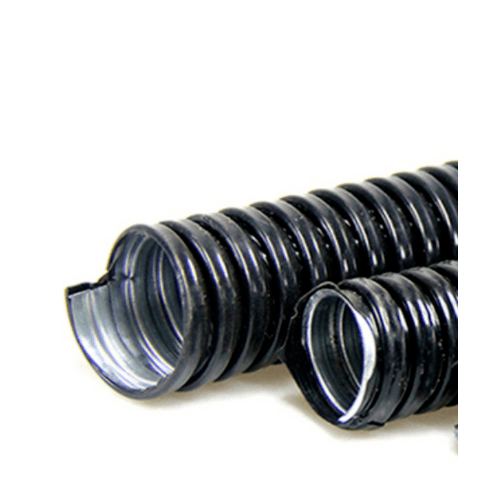 V.E.G. ท่ออ่อนเหล็กหุ้ม PVC 1 นิ้ว 30M/ม้วน สีดำ