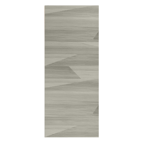 HOLZTUR ประตูเมลามีน บานทึบเรียบ ขนาด 80x200ซม. MD-F01-13 สีเทา-ลายไม้สัก