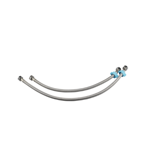 VERNO สายน้ำดี สเตนเลส 417-60 สีโครเมี่ยม