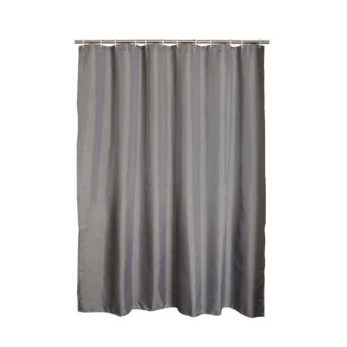 Primo ม่านห้องน้ำโพลีเอสเตอร์ รุ่น DDF010-GY ขนาด 180x180 ซม. สีเทา