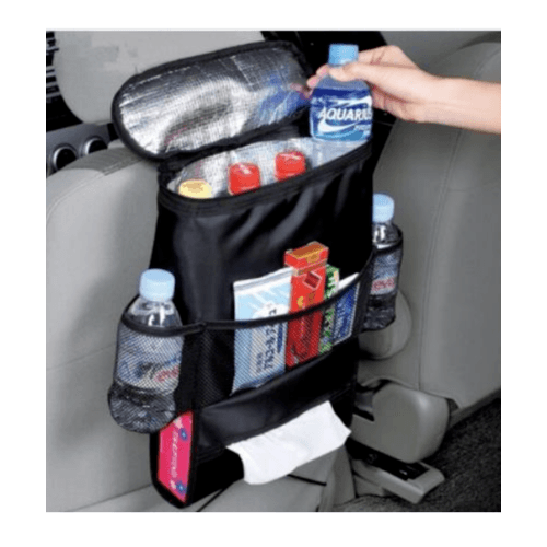 กระเป๋าเก็บของเก็บความร้อน-เย็นหลังเบาะรถยนต์  COVER รุ่นCA-13 สีดำ
