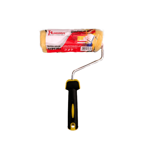 HUMMER ลูกกลิ้งทาสี พร้อมด้าม(G-014) รุ่น DTPT364 สีเหลือง-ดำ 7นิ้ว