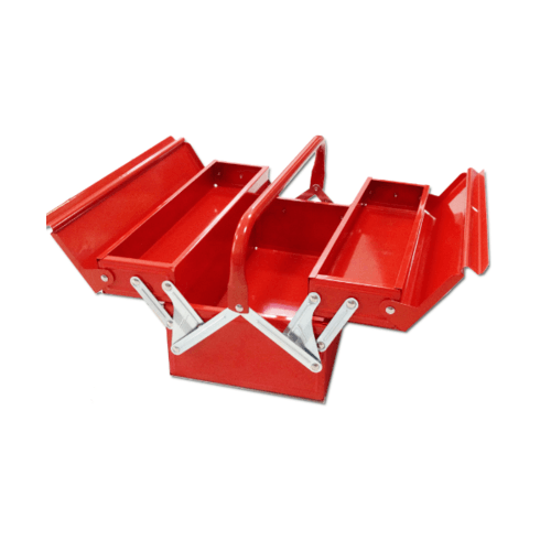 HUMMER กล่องเครื่องมือเหล็ก 2 ชั้น 16นิ้วสีแดง HMJS-07 16