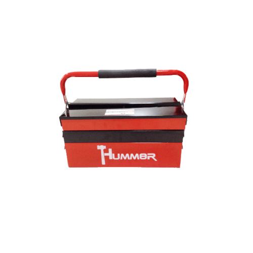 HUMMER กล่องเครื่องมือเหล็ก 3ชั้น รุ่น HMJS-09C 16(สีแดง-ดำ)