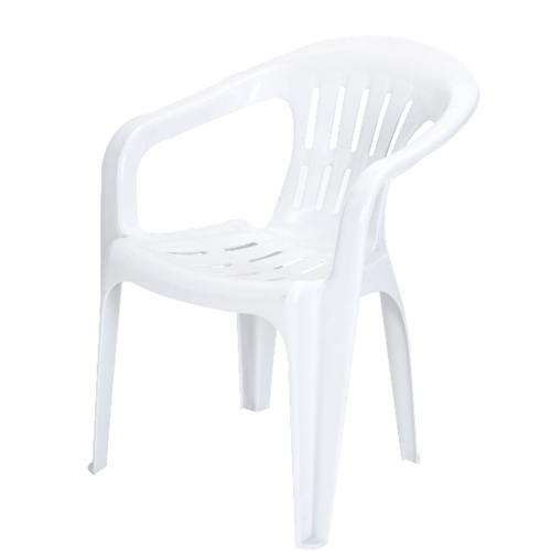 เก้าอี้พนักพิงหลุยส์ HX008-WH สีขาว