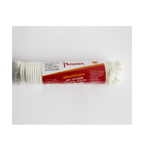 เชือกถักไนล่อน 1/4x20M สีขาว