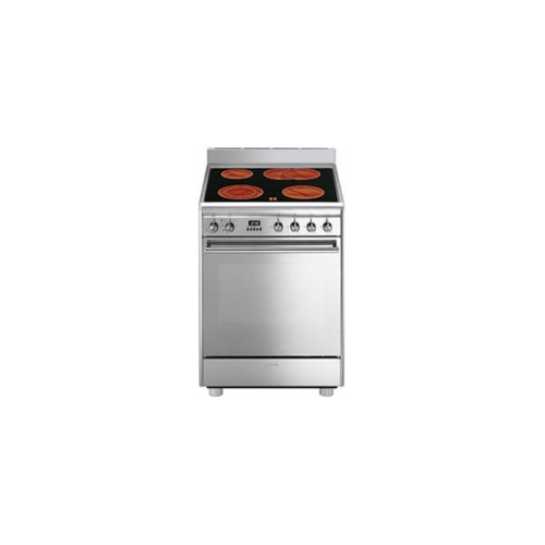 Smeg เตาไฟฟ้าพร้อมเตาอบแบบตั้งพื้น Free Standing 4 เตา CX68CM8