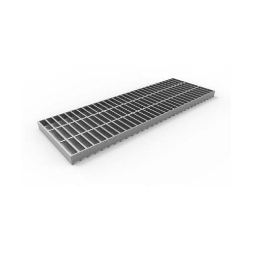 ปืนใหญ่ ตะแกรงรางน้ำชุบกัลวาไนซ์ ขนาด 30x100x2.5ซม.หนา3มม.สีเงิน