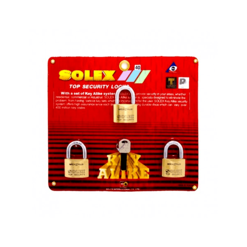 SOLEX กุญแจคีย์อะไลค์  3:1 รุ่น  MACH II 40มม.