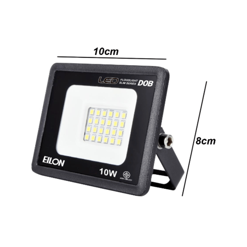 EILON โคมไฟแอลอีดีฟลัดไลท์ 10w รุ่น JH-F10W-3000K แสงวอร์มไลท์