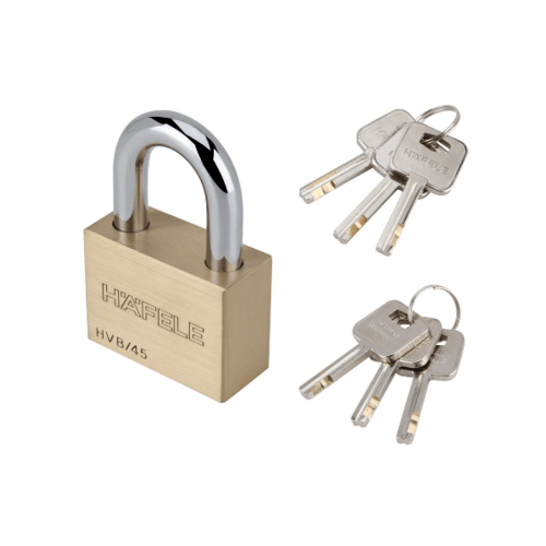 HAFELE กุญแจล็อคมาสเตอร์คีย์ 45 มม. (5ตัว/แพ็ค)