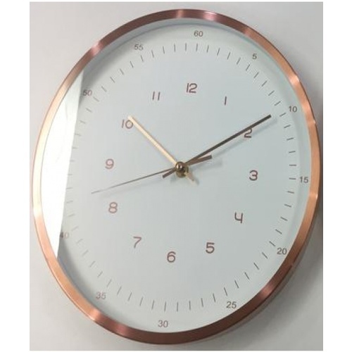 COZY นาฬิกาติดผนัง 30ซม. BY019 สีขาว