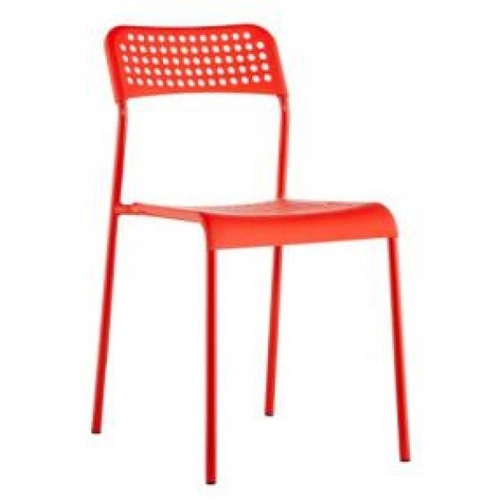 TABIO เก้าอี้พลาสติก BPD120 สีแดง
