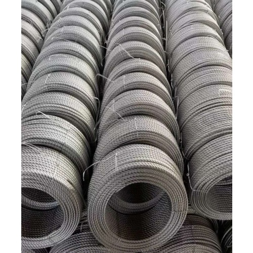 ปืนใหญ่ ลวดสลิง 1.5 มิล 6x7 ไส้เชือก (100ม./ม้วน) สีขาว