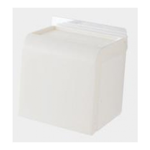 Primo กล่องใส่กระดาษชำระม้วนเล็ก พร้้อมที่วางสิ่งของ รุ่น BCQ09   สีขาว