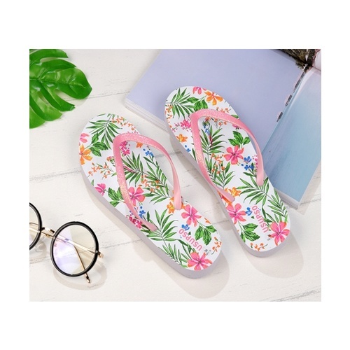 USUPSO รองเท้าผู้หญิงแบบหนีบ No.37 สีขาว
