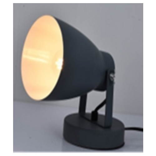 EILON โคมไฟตั้งโต๊ะวินเทจ 40 W รุ่น HFT0366B-1A ขั้ว E27 สีเทา