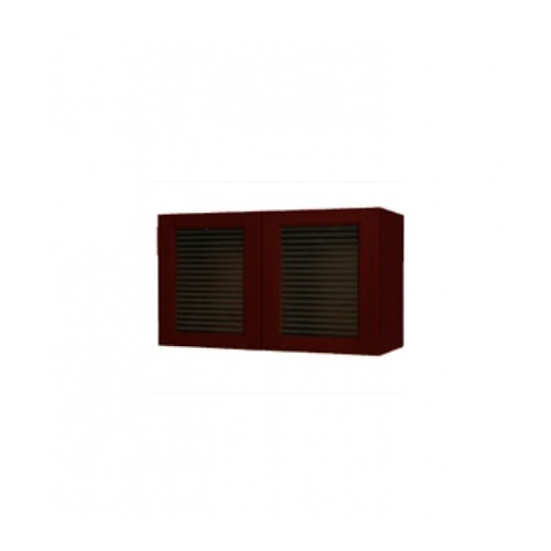 MJ ตู้แขวนคู่กระจกตรง 30x80x60 ซม. W408G-MK สีมะค่า