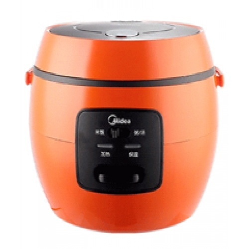 Midea หม้อหุงข้าว 0.8 ลิตร MR-07OB สีส้ม