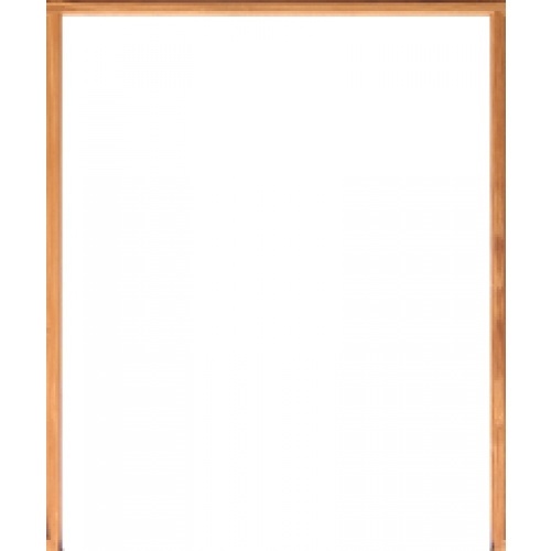 WINDOORS วงกบประตูไม้ ไม้เต็งแดง COM.6 (บานคู่) 200x240ซม.
